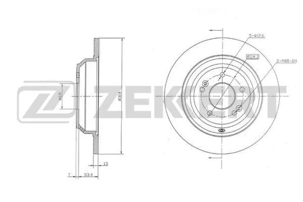 Brake Disc (BS-6183)