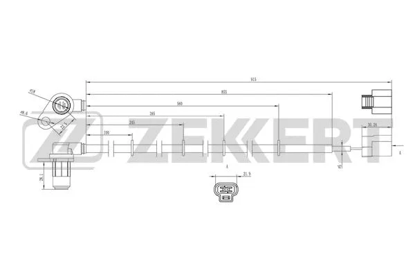 Sensor, wheel speed (SE-6161)