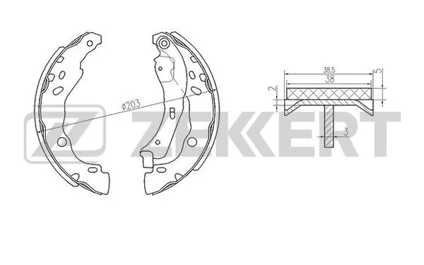 Brake Shoe Set