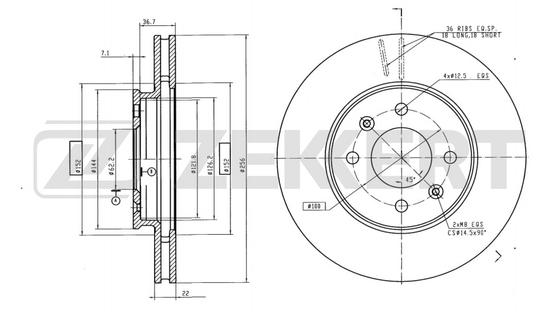 Brake Disc (BS-5276B)