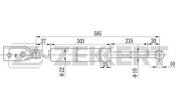 Gas Spring, boot/cargo area (GF-2094)