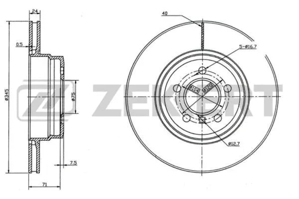 Brake Disc (BS-5956)