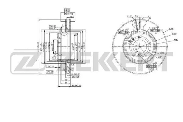 Brake Disc (BS-6162)