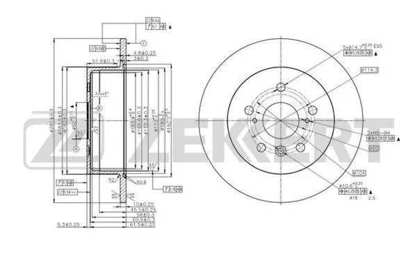 Brake Disc (BS-6087)