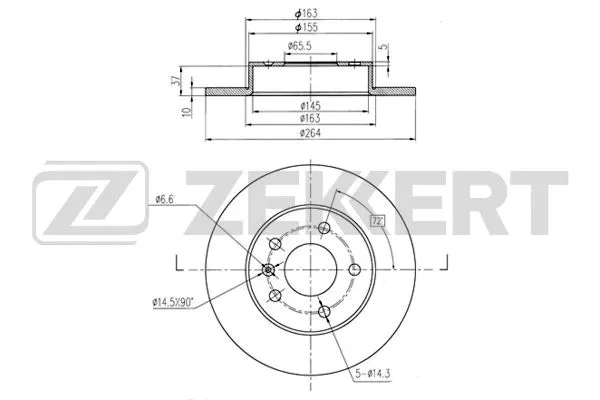 Brake Disc (BS-5246B)