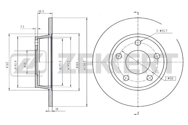 Brake Disc (BS-5806B)