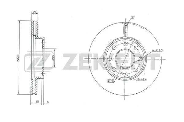 Brake Disc (BS-5395)