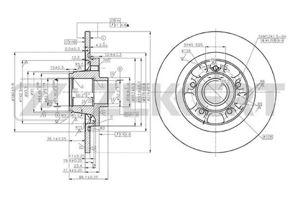 Brake Disc (BS-5869)