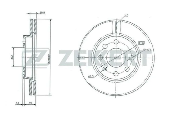 Brake Disc (BS-5354)