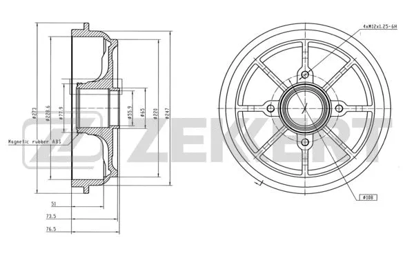 Brake Drum (BS-6267)