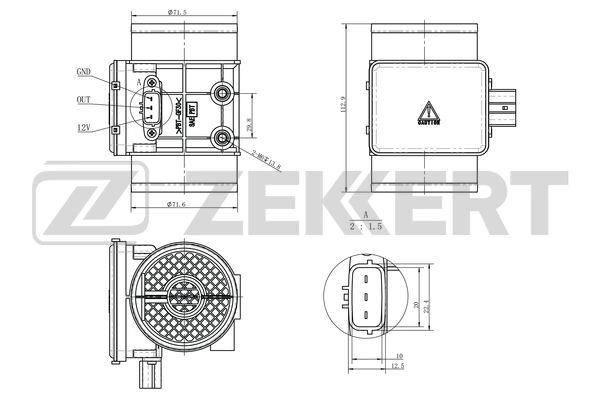 Sensor, intake manifold pressure (SE-1078)