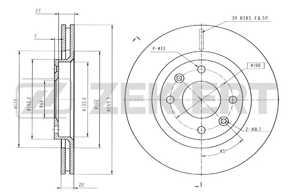 Brake Disc (BS-5028B)
