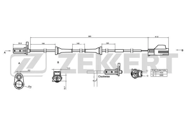 Sensor, wheel speed (SE-6146)