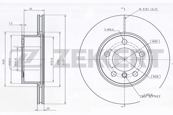 Brake Disc (BS-5873)