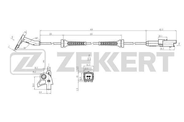 Sensor, wheel speed (SE-6205)