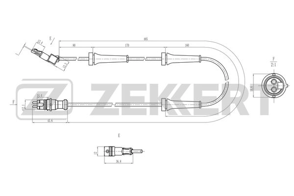 Sensor, wheel speed (SE-6200)
