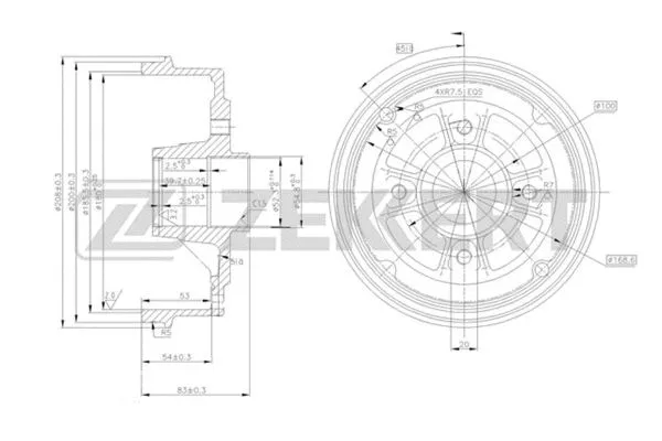 Brake Drum (BS-5085)