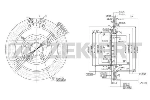Brake Disc (BS-5438)