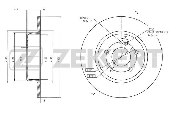 Brake Disc (BS-6606)