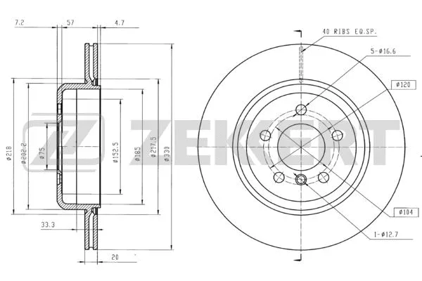 Brake Disc (BS-6099B)