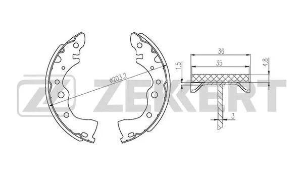 Brake Shoe Set