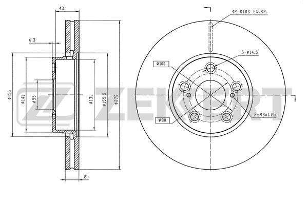 Brake Disc (BS-6613)