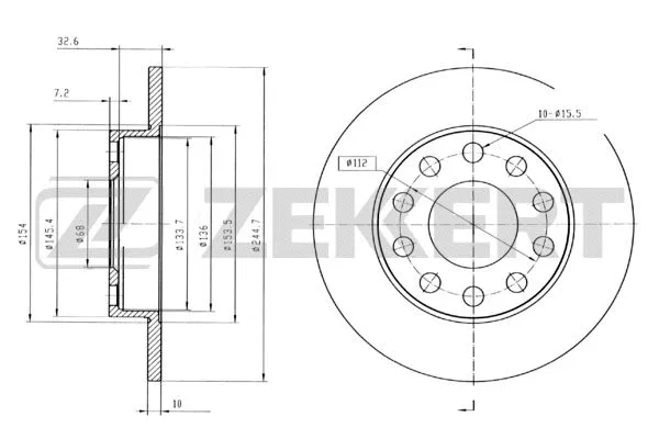 Brake Disc (BS-5780B)