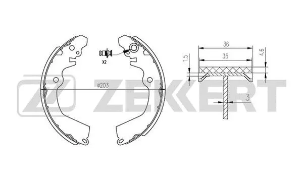 Brake Shoe Set