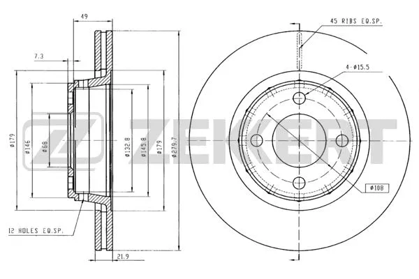 Brake Disc (BS-5082B)