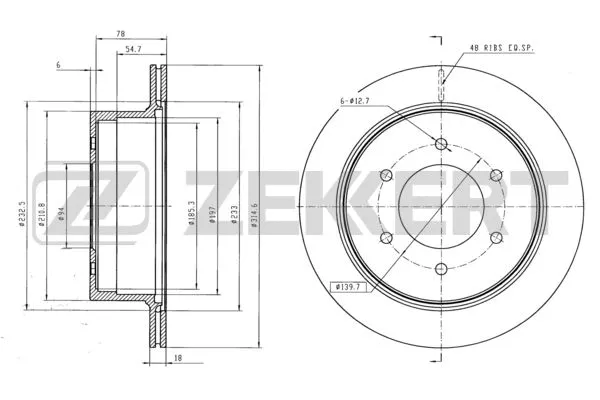 Brake Disc (BS-5907)