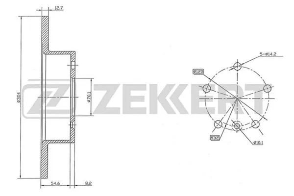Brake Disc (BS-5165)