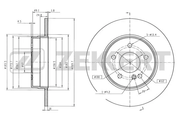 Brake Disc (BS-5809)