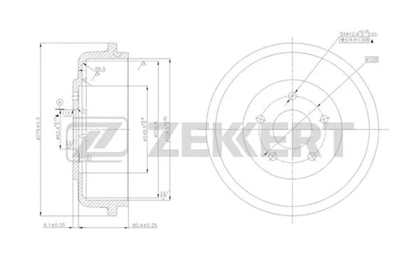 Brake Drum (BS-5233)
