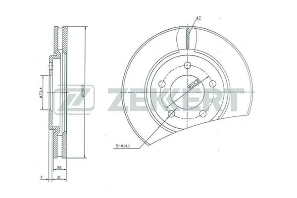Brake Disc (BS-5221)