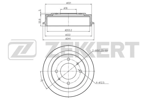 Brake Drum (BS-6153)