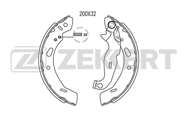 Brake Shoe Set