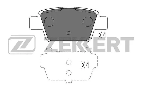 Brake Pad Set, disc brake (BS-2920)