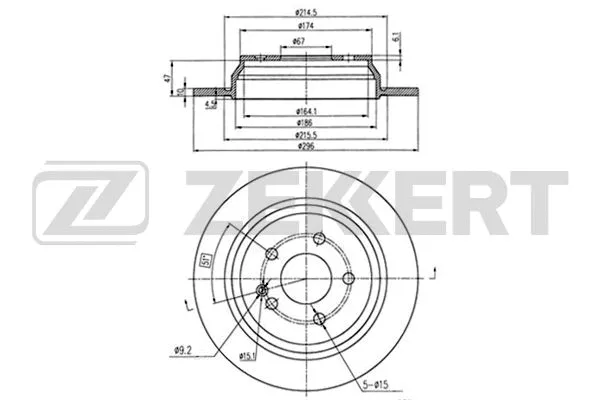 Brake Disc (BS-5417B)