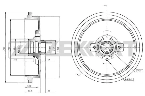 Brake Drum (BS-5066)