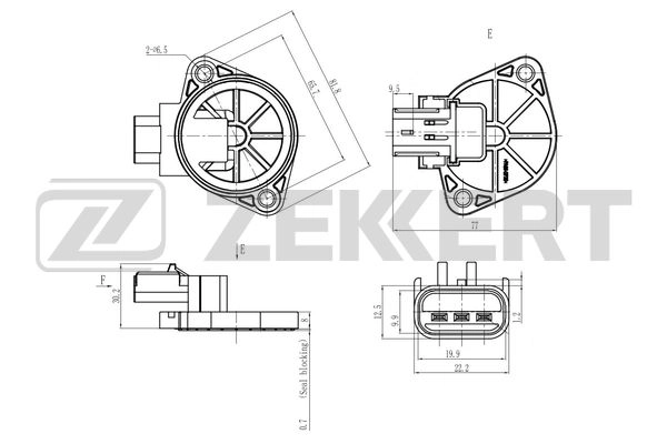 Sensor, crankshaft pulse (SE-4043)