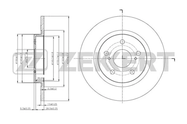 Brake Disc (BS-5663)