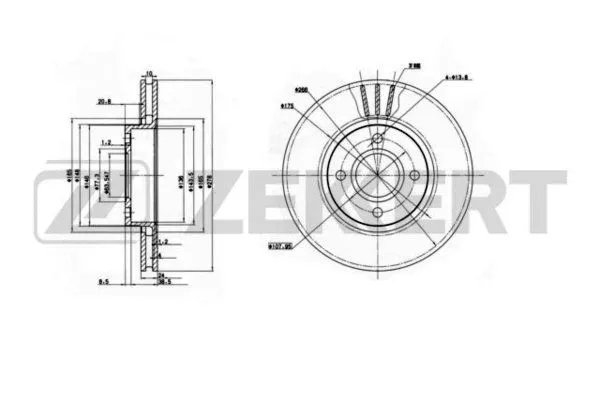 Brake Disc (BS-6238)