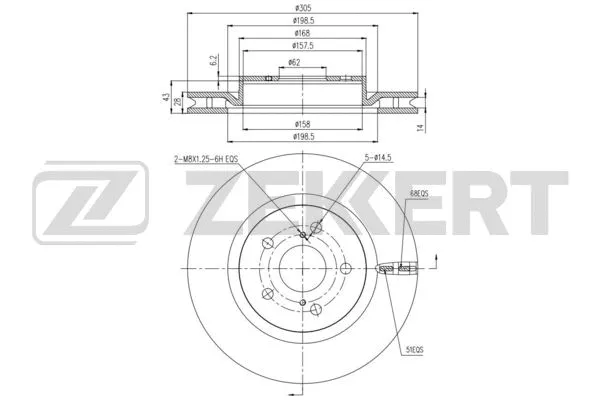 Brake Disc (BS-6288)
