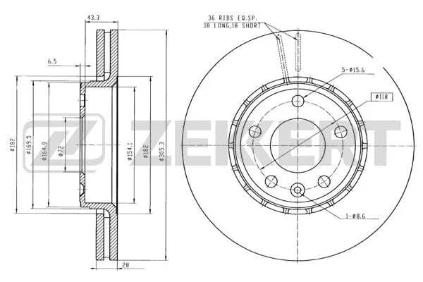 Brake Disc (BS-5141B)
