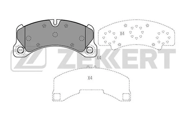 Brake Pad Set, disc brake (BS-2459)