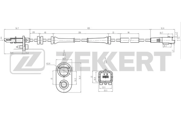 Sensor, wheel speed (SE-6217)