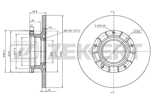 Brake Disc (BS-6482)