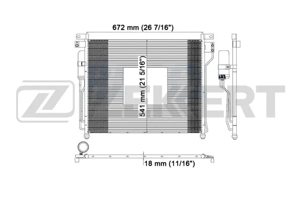 Condenser, air conditioning (MK-3166)