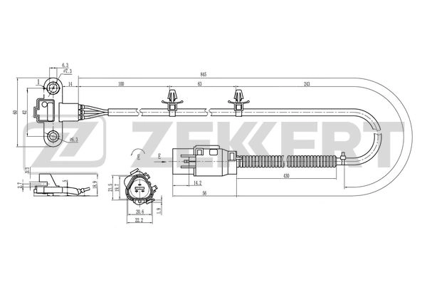 Sensor, crankshaft pulse (SE-4036)