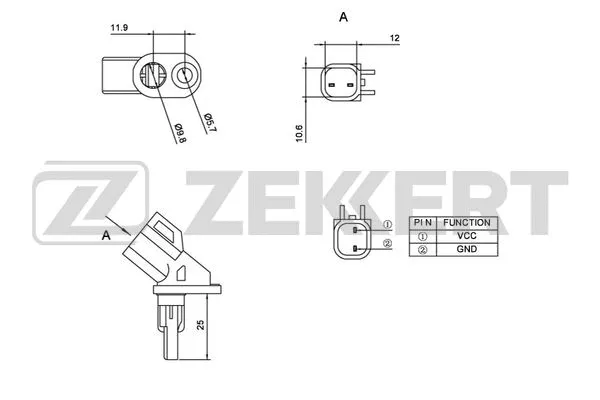 Sensor, wheel speed (SE-6056)